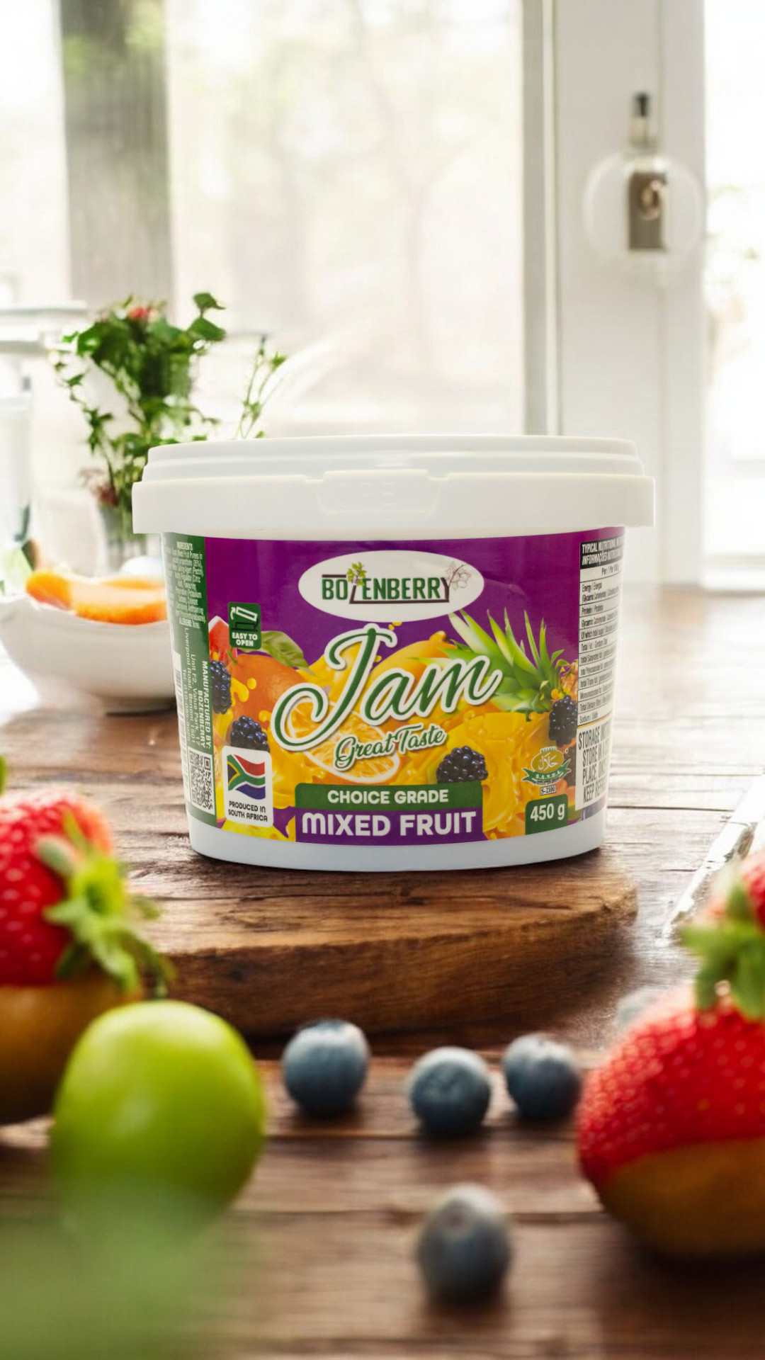 Mixed Fruit with Background